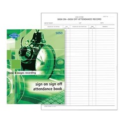 Visitor & Sign In Out Book